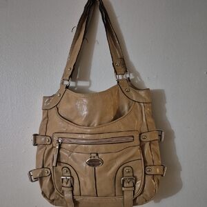 Elegant Tan Leather Women's Bag